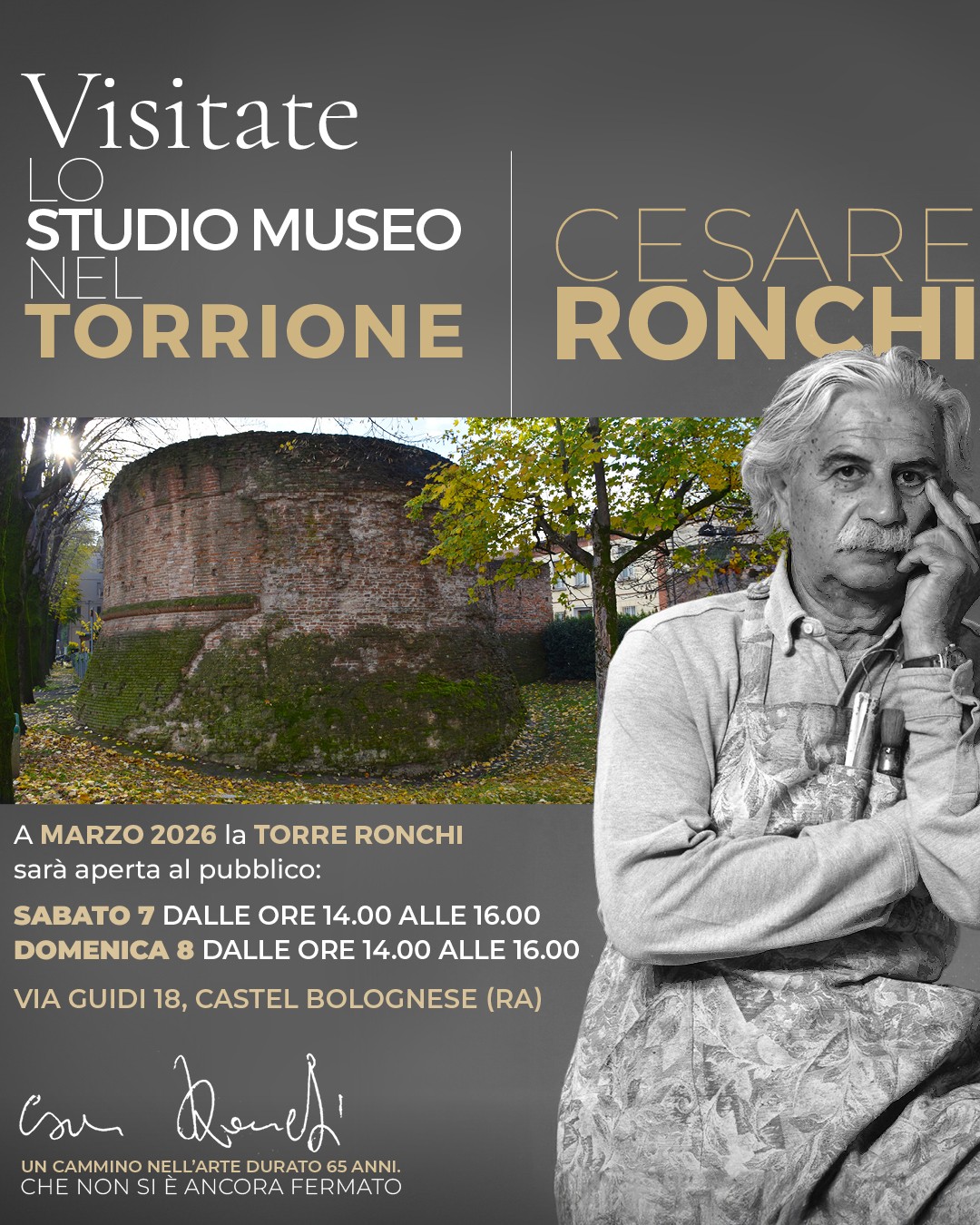 Visite allo Studio Museo di Cesare Ronchi | Comune di Castel Bolognese